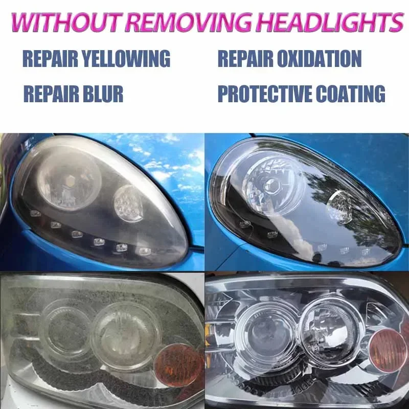 Headlight Restoration Aivc Headlight Lens Restorer And Protectant Polisher Car Cleaning Repair Coating Oxidize Yellow Car Light