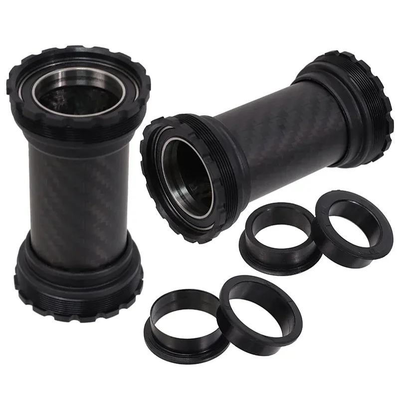 

Bicycle Carbon Bottom Bracket T47 MTB Bottom Bracket 68-86.5mm T47 BB Spindle Sleeves Kit