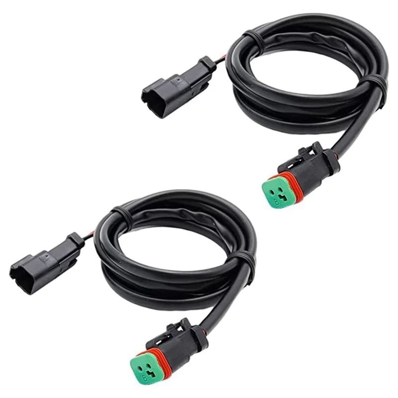 

2 вывода 1 в 1 Deutsch с двумя выходами DT DTM, гнездовой разъем, адаптеры для светодиодных противотуманных фар, светодиодные подсветки, светодиодная панель