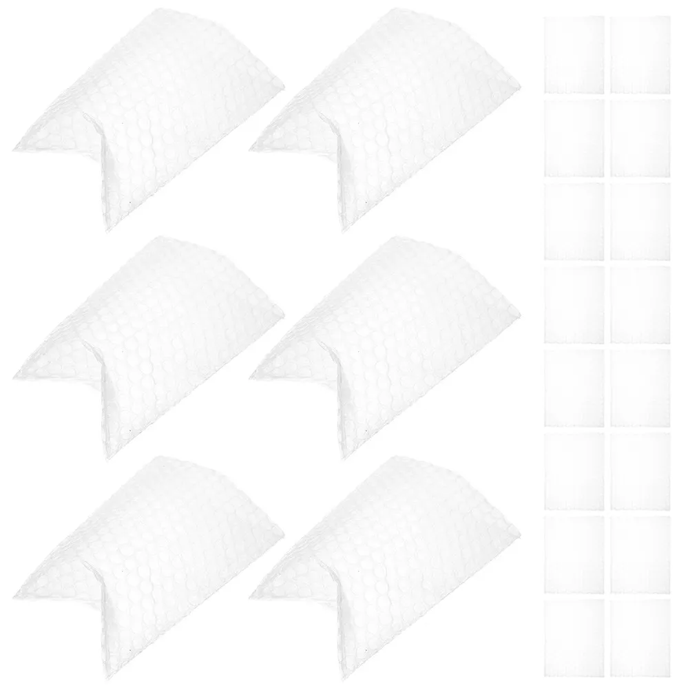 400Pcs Thick Padded Bubble Bags Clear Protective Shipping Mailers for Ceramics Electronics Inventory Control Packing Envelopes