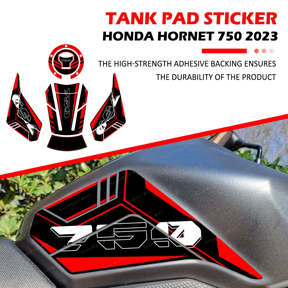 

For Honda Hornet 750 2023 Motorcycle Tank Pad Sticker 3D Gel Epoxy Resin Stickers Protective Stickers Kit