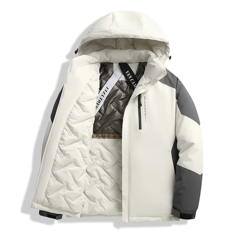 Outdoor-Solid-Color-Cotton-Jacket-Men's-and-Women's-Same-Style-Cold-Proof-and-Warm-Versatile-Jacket-Men's-Casual-Jacket