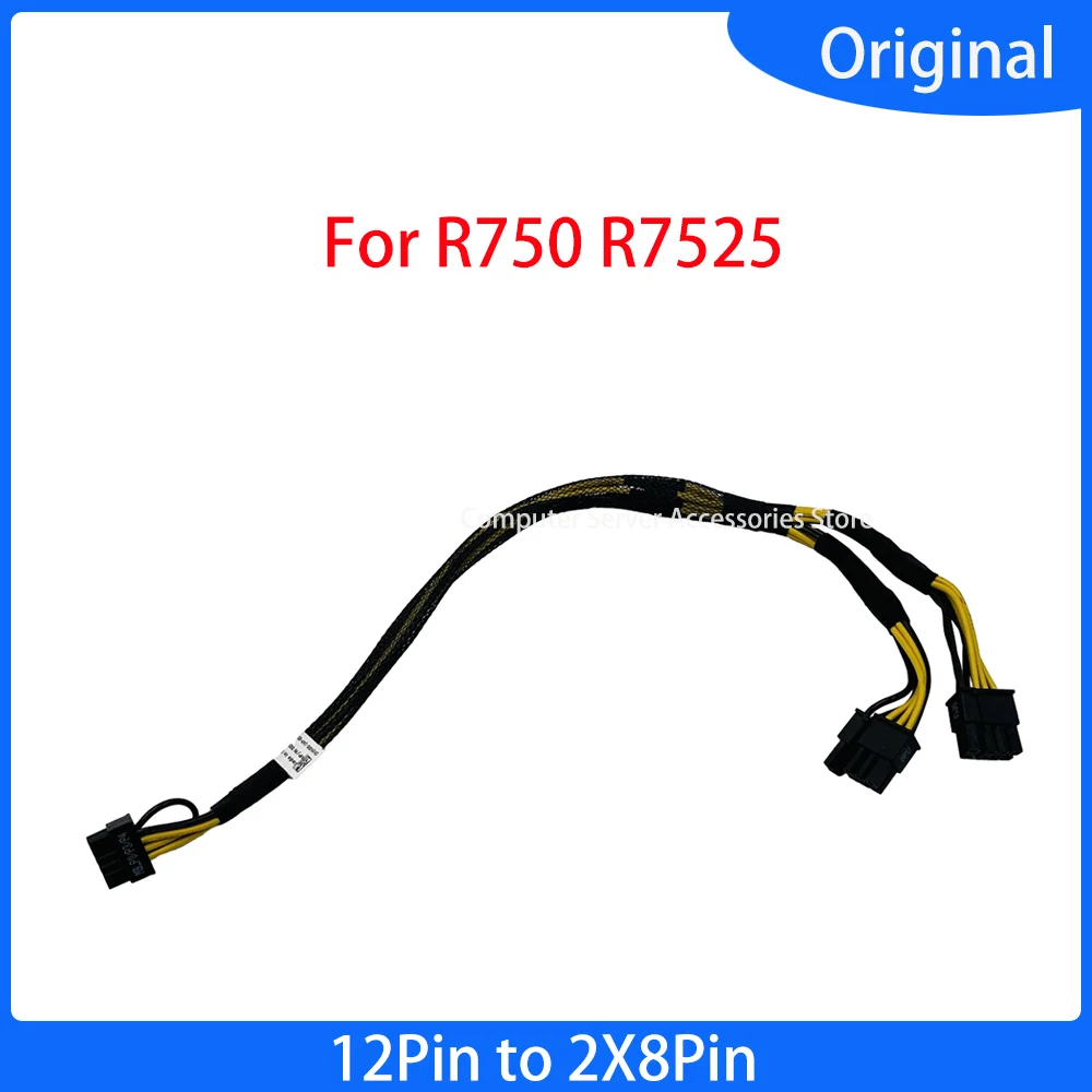 

Original DPHJ8 12P 8P For R7525 R750 XA Server Computer GPU Power Supply Line Graphics Card Cable 12Pin to 2X 8Pin 0DPHJ8