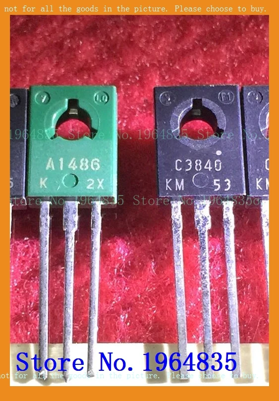 

2 шт./партия = пара 2SC3840 2SA1486