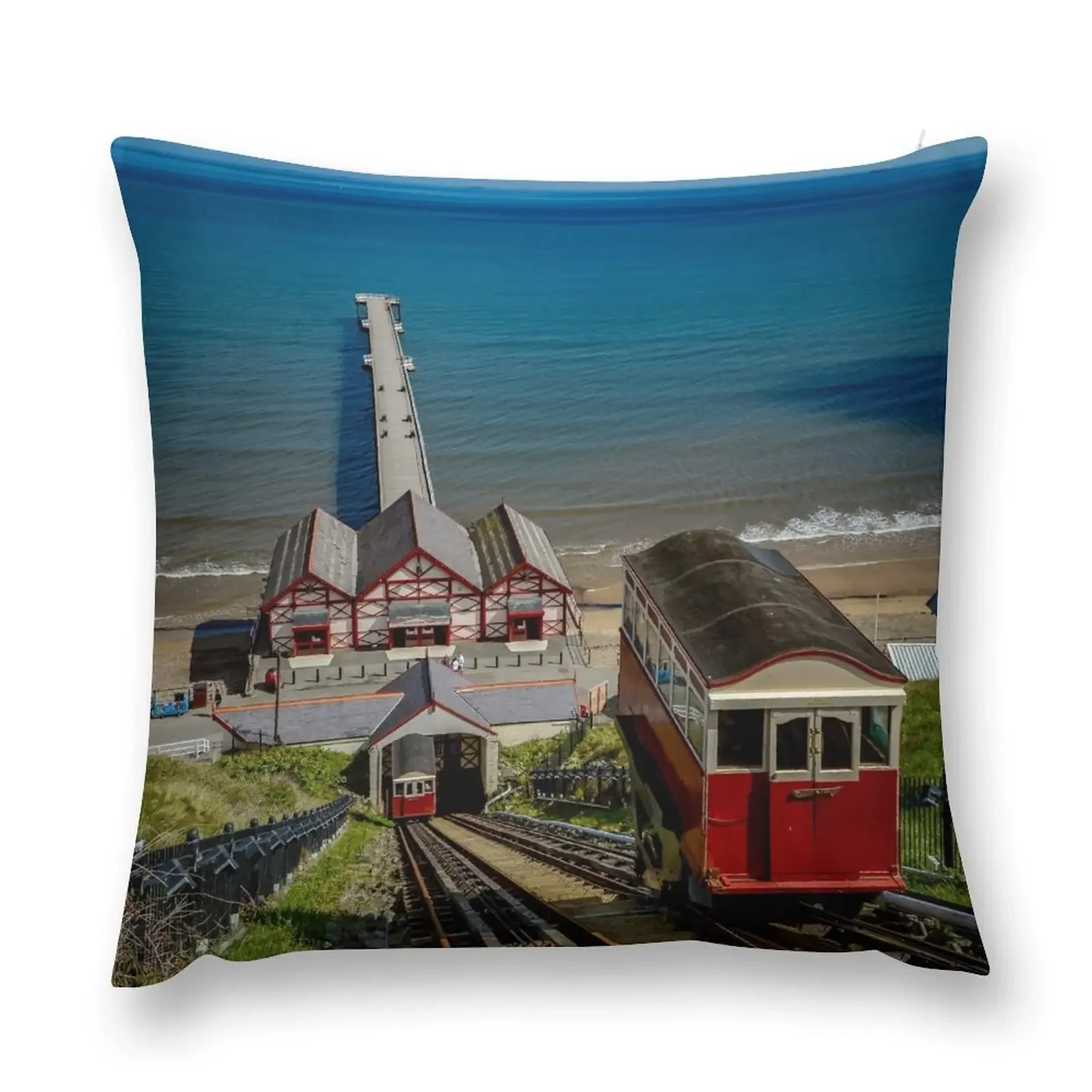 

Saltburn-by-the-Sea Cliff Lift Throw Pillow Sofa Cover luxury throw pillow covers pillow