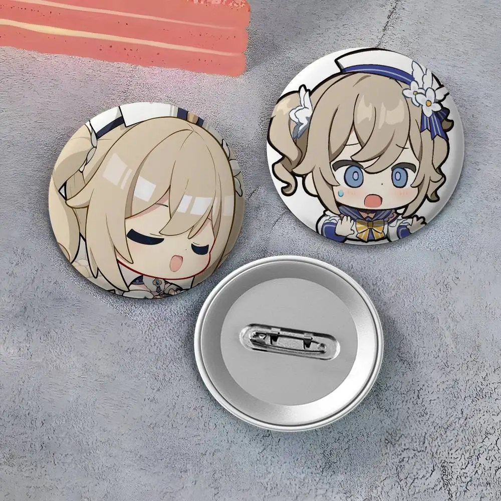 Barbara Cute Cute Game Role Custom Creative Round Brooch Badge Jewelry Gifts For Friends Clothes Hat Backpack Enamel Pins