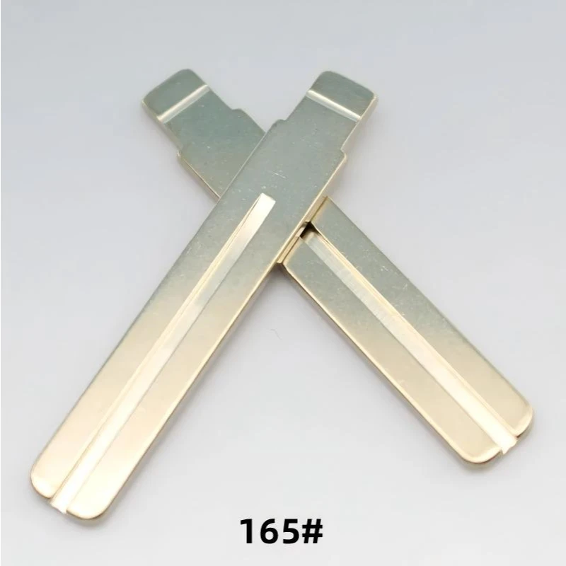 

Thickness: 1.8mm OEM 10Pcs 165# Metal Blank Uncut Remote Key Blade For Toyota For Lexus For Keydiy KD Xhorse