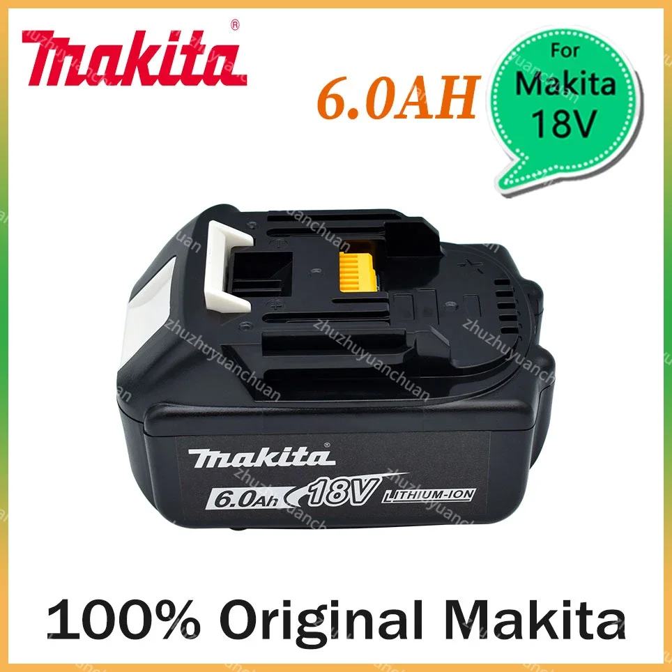 

18V 6.0Ah Makita Original With LED lithium ion replacement LXT BL1860B BL1860 BL1850 Makita rechargeable power tool battery 6AH