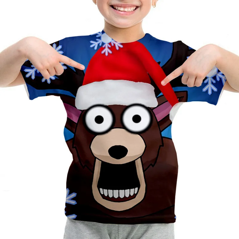 

99 Nights in The Forest Cartoon Game T-Shirt Boy Girl O Neck T Shirts Summer Autumn Fashion Casual Short Sleeve 2XS to 4XL Shirt