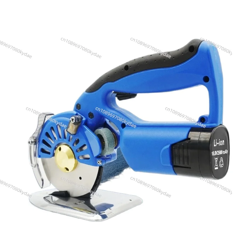 Direct Drive Servo Cutting Machine 100/110/125mm Round Knife Machine Lithium Battery Cordless Carpet Garment Fur Cutting Machine