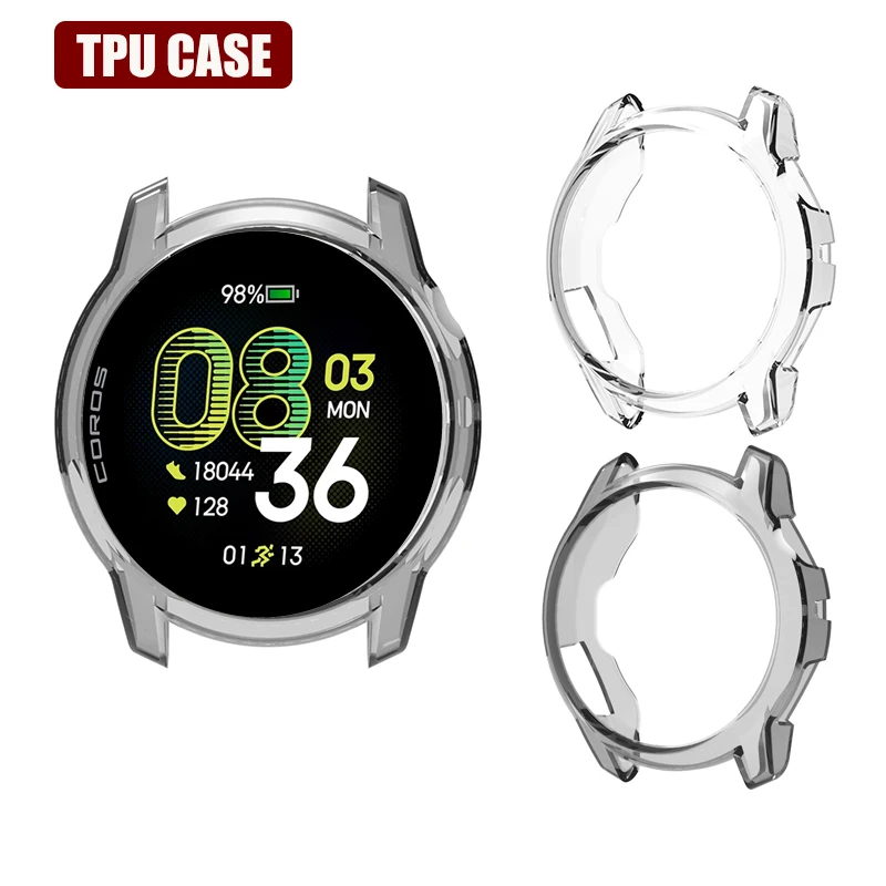 

[Новинка] Мягкий чехол для Coros Pace 4, прозрачный защитный чехол из ТПУ, получехол-накладка