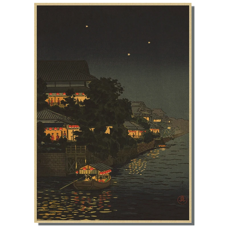 Japanese Ukiyo-e Artworks Wave boat,snow Landscape Art Poster Painting Wall Print Picture Room Home Decor - Image 4