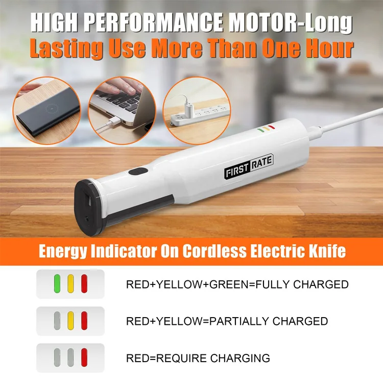 

Рождественские умные кухонные инструменты, перезаряжаемый нож для резьбы, АБС-пластик, беспроводной перезаряжаемый электрический нож для резки рыбы