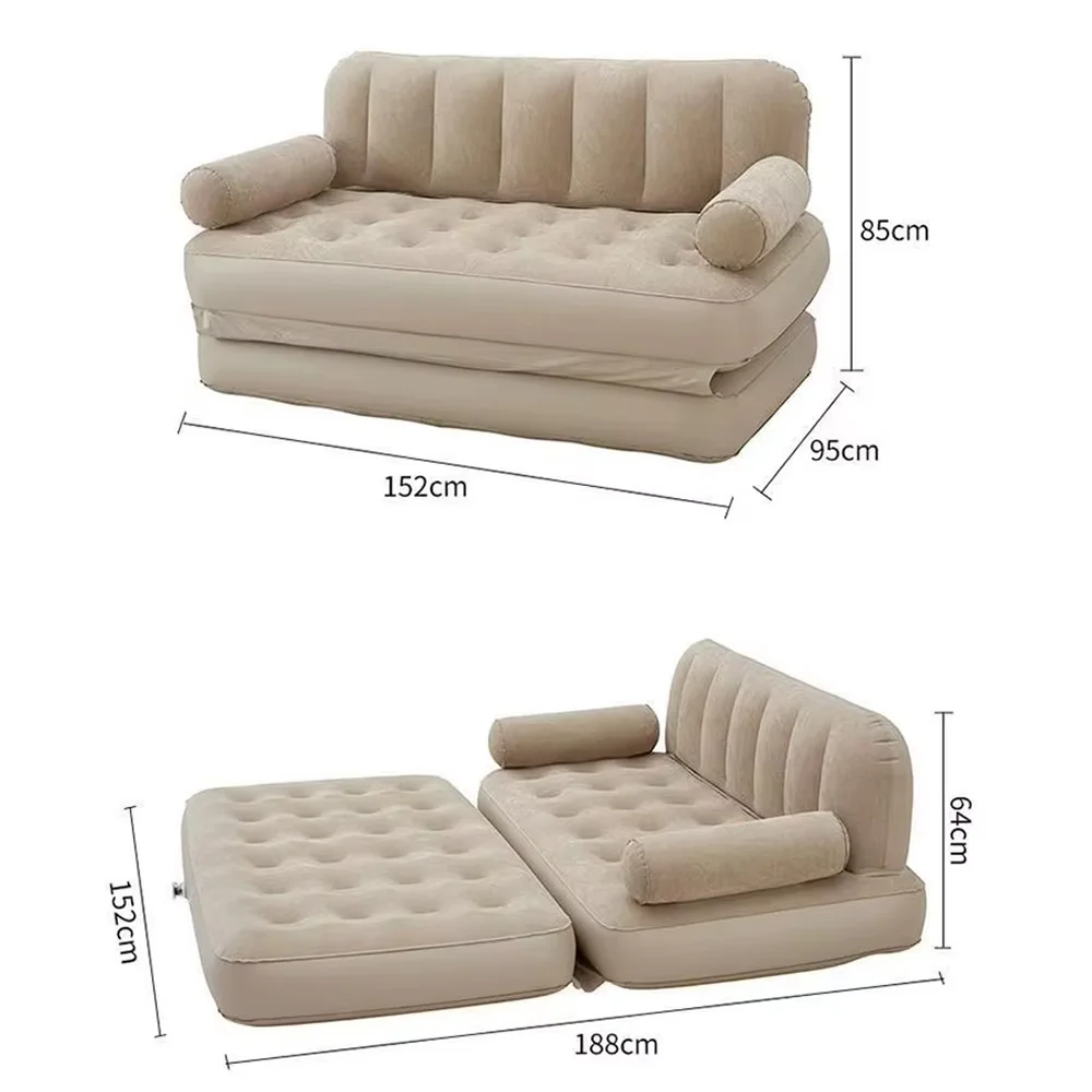 أريكة قابلة للنفخ أثاث متعدد الوظائف خمسة في واحد كرسي محمول قابل للطي تصميم حديث أريكة هوائية جديدة للتخييم في الهواء الطلق #1