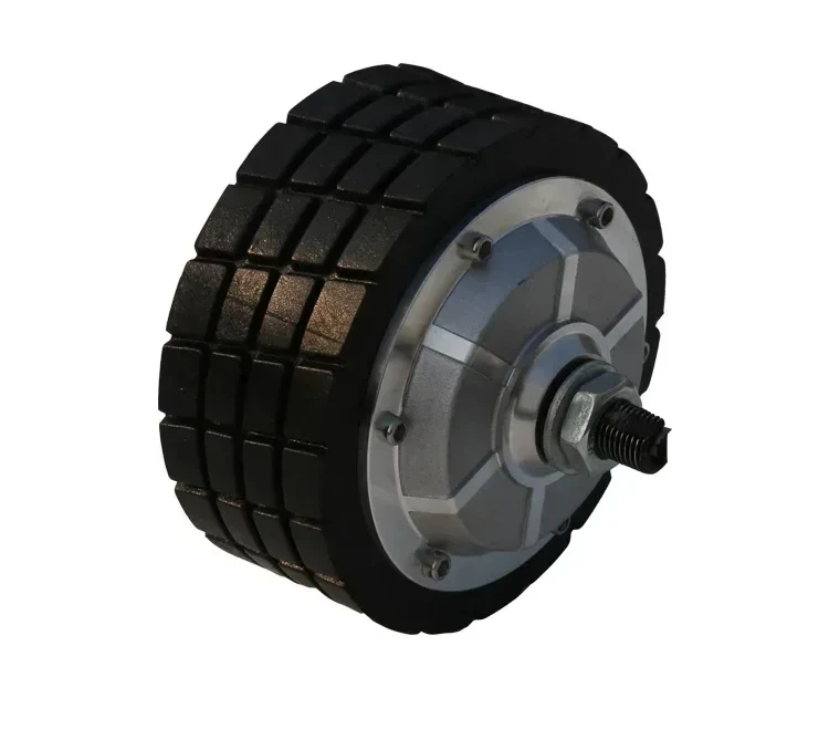 

ZLTECH 4.5inch 150kg load 24V 250W 6N.m 300RPM mobile robot drive brushless electric DC servo hub wheel motor for forklift