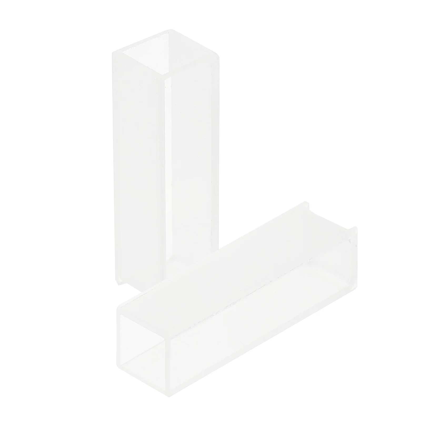2Pcs Glass Cuvette Laboratory Cuvette Spectrophotometry Accurate Reading Optical 10mm Path Length Comparative Analysis