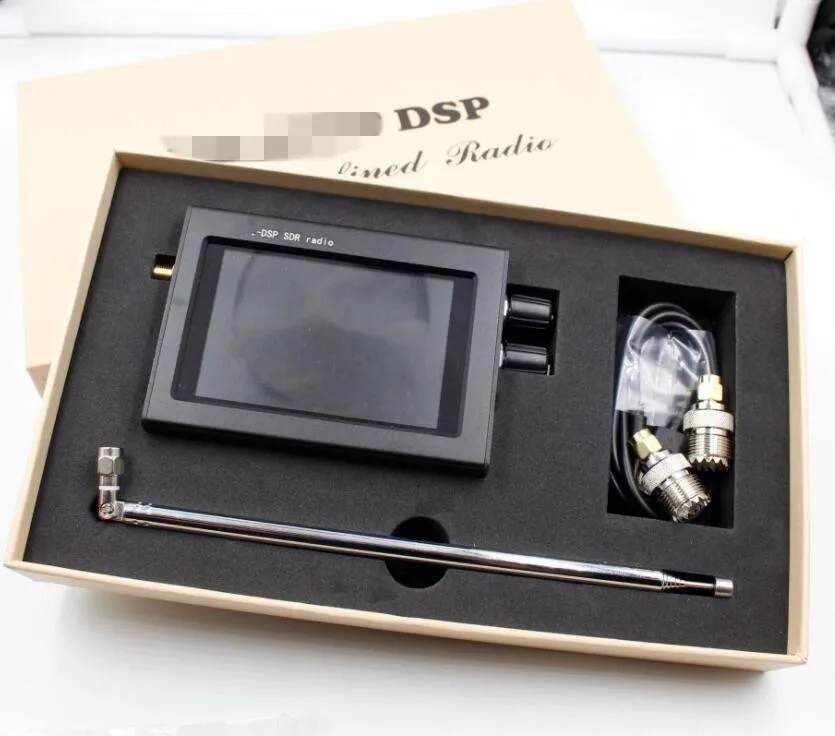 1,10d 50 кгц-2 ГГц Малахитовый DSP SDR коротковолновый радиоприемник FM AM SSB NFM WFM malhiteam сенсорный ЖК/антенна/аккумулятор + подарочная коробка