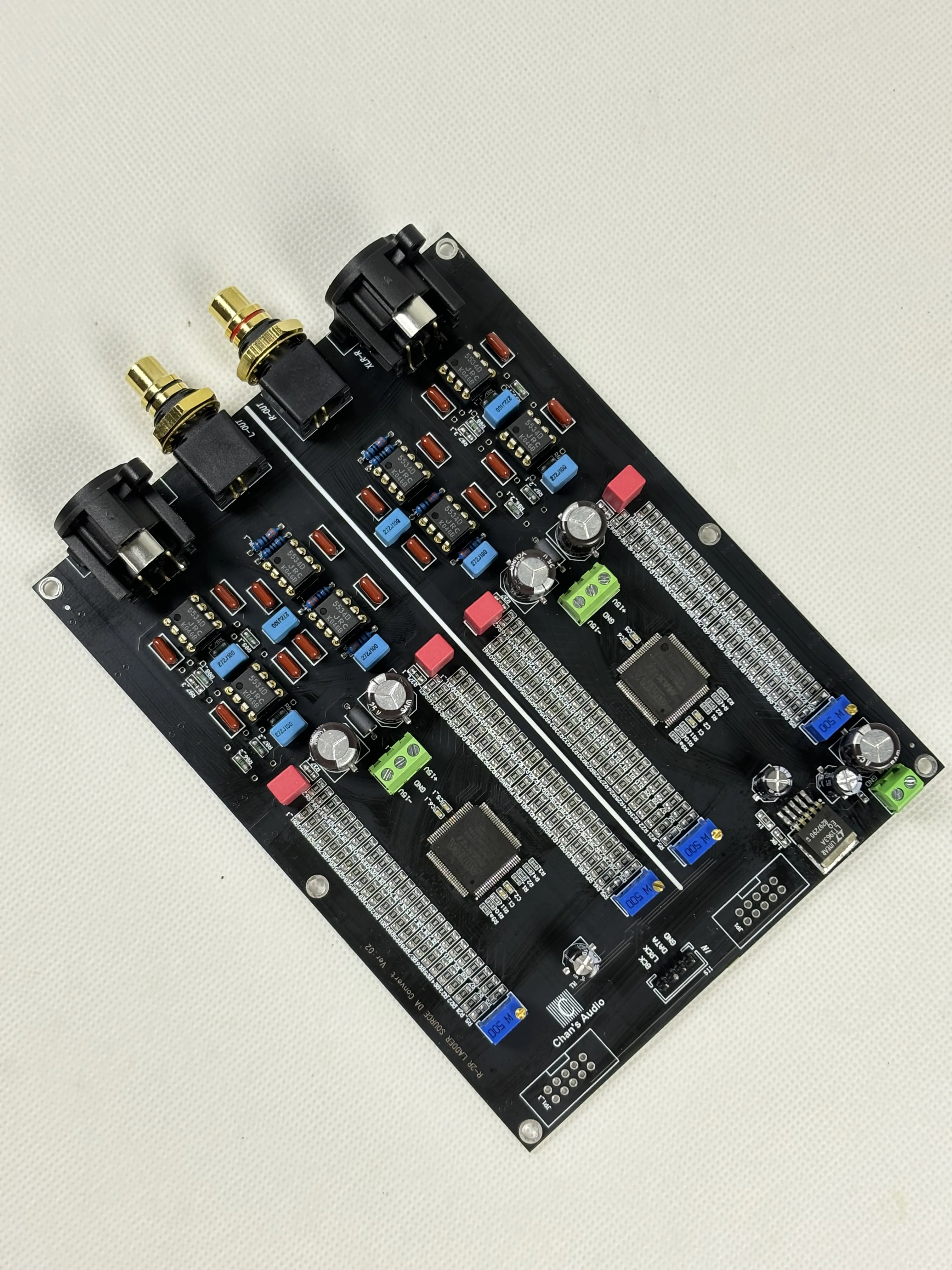 High-end 24 Bit 384kHz PCM NOS R2R 1000 Precision Resistor Network Decoding Board.RCA XLR - Image 3