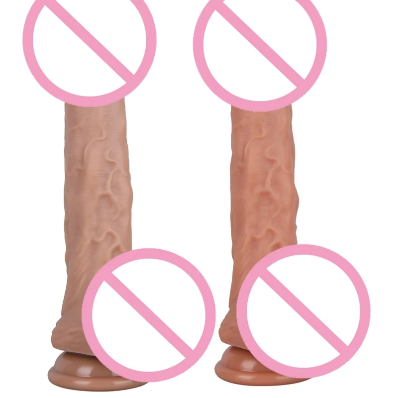 

20RF Realistic Dildo Huge Silicone Dildos with Strong Suction Cup Hands-Free for Play Stimulation Butt Sex for and