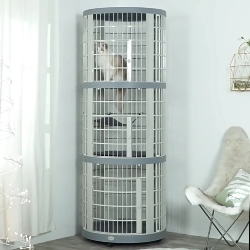 Large Japanese Household Cat Cage Indoor Pet Enclosure Large Large Free Space Cat House Villa Cat Nest