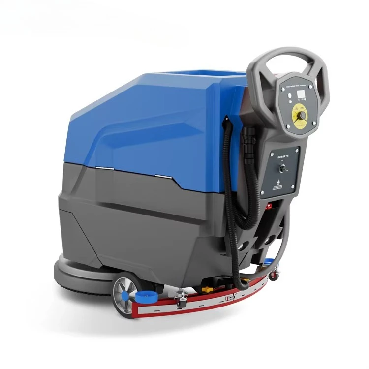 F530 جديد الصناعية التجارية 24 فولت بطارية تعمل بالطاقة اليد دفع الطابق غسالة تنظيف مجفف الأرضيات #3