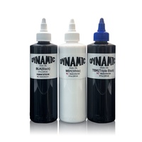 Original 8 OZ Dynamic Tattoo Ink TBK WD1 BLK 3 Colors Triple Black Tattoo Ink For Body Painting Art Natural Plant Pigment 240ml