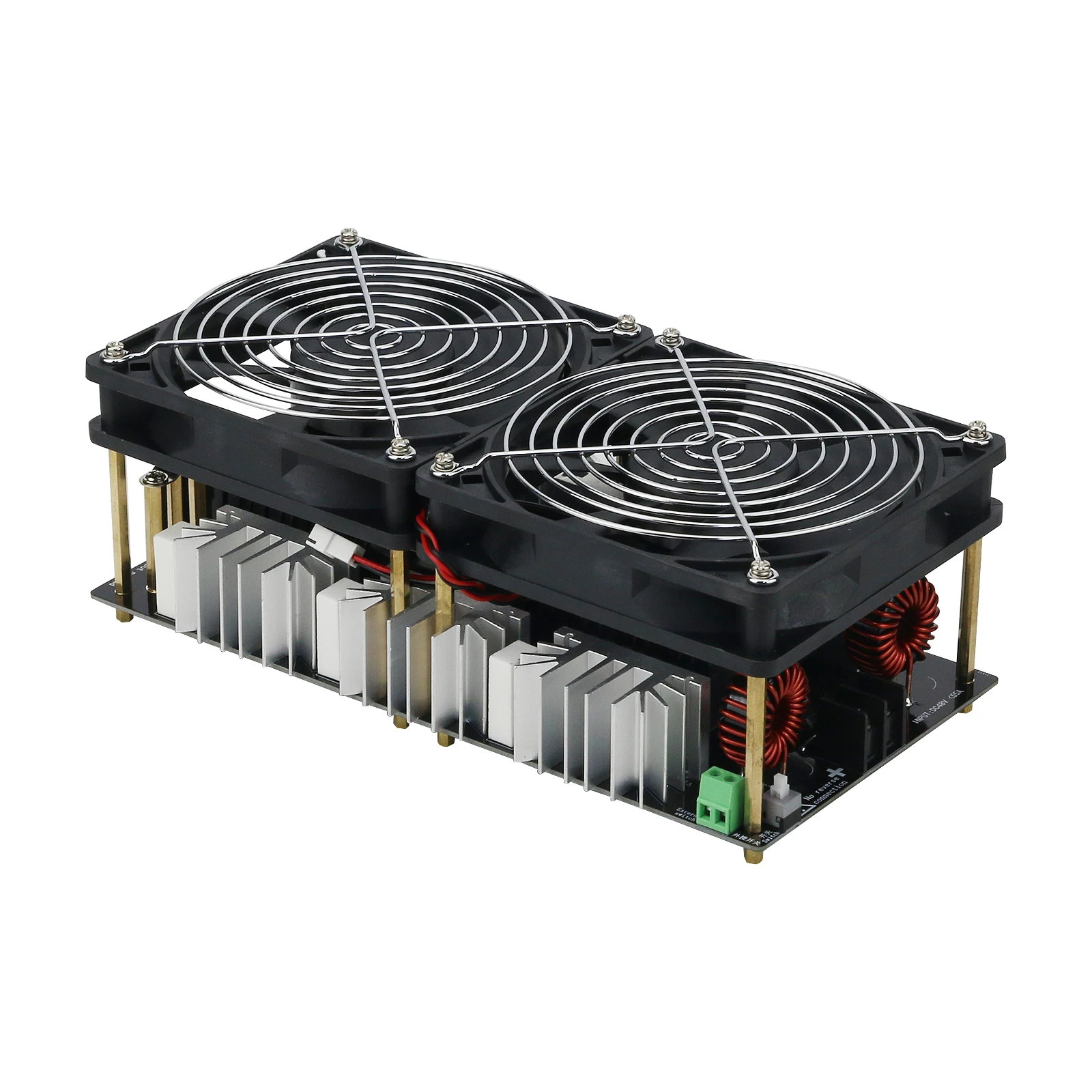 2500 واط الوحدة الرئيسية + لفائف + مروحة إمدادات الطاقة + بوتقة + مضخة مياه + DC48V إمدادات الطاقة ZVS سخان حثي