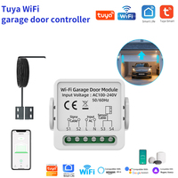 WG01 Tuya Smart Life Garage Door Opener Controller Dry Contact Switches Security Alarm System Work Google Assistant Alexa