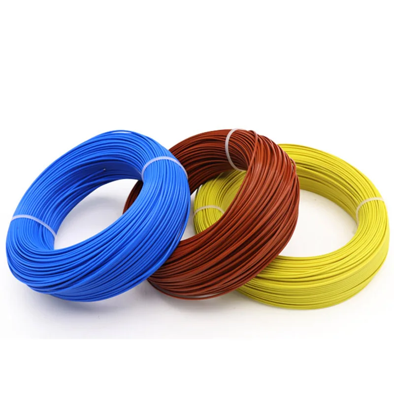1M 2-Core quadrato 0.3/0.5/7x0.2 mm2 cavo per termocoppia schermato cavo in PTFE K J T tipo KBB fibra di vetro a trefoli 400 gradi. C