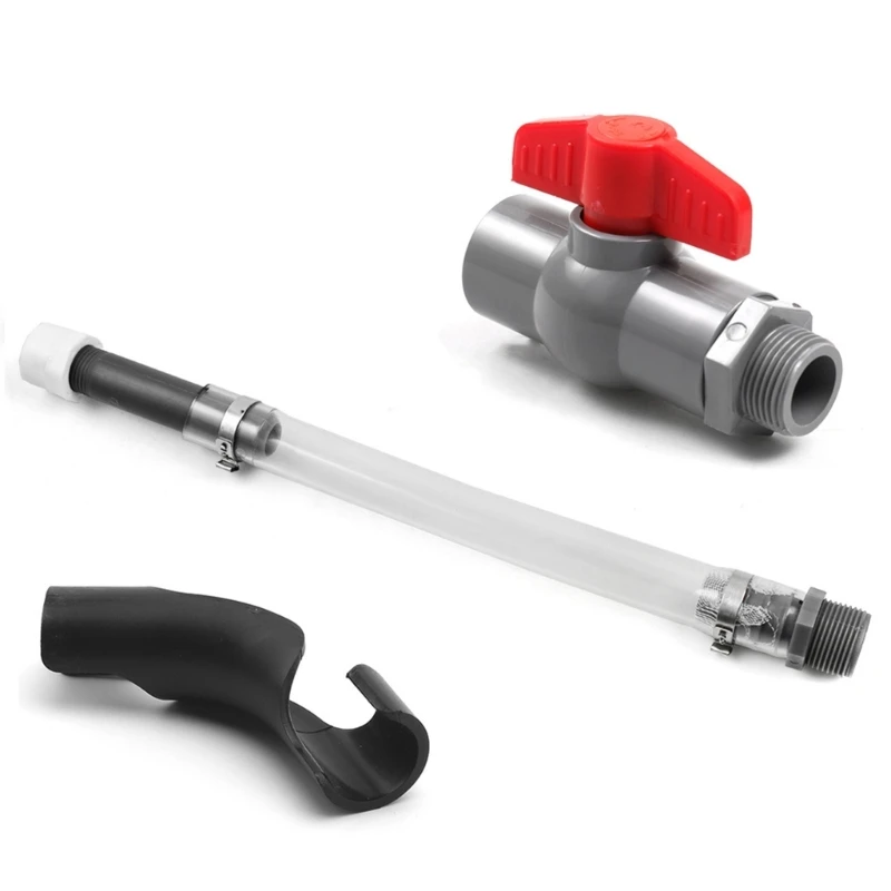 

87HE Gas Cans Racing Jugs Hose with Ball 3044 Valves and Hose Bender for Gas Cans, Egs, LC2, Scribner