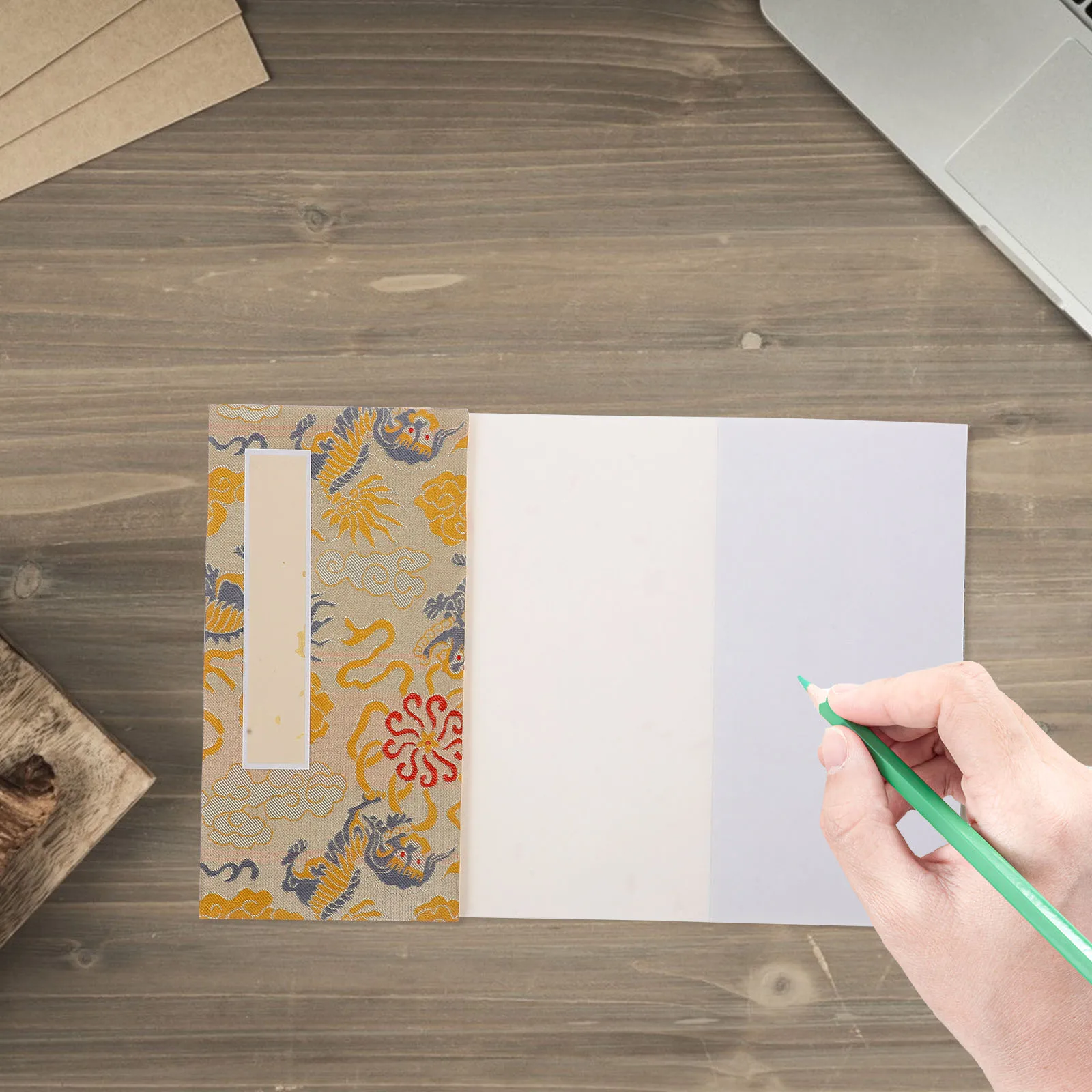 Papel de caligrafía Libro en blanco Álbum de arroz Estilo chino multifunción Tradicional