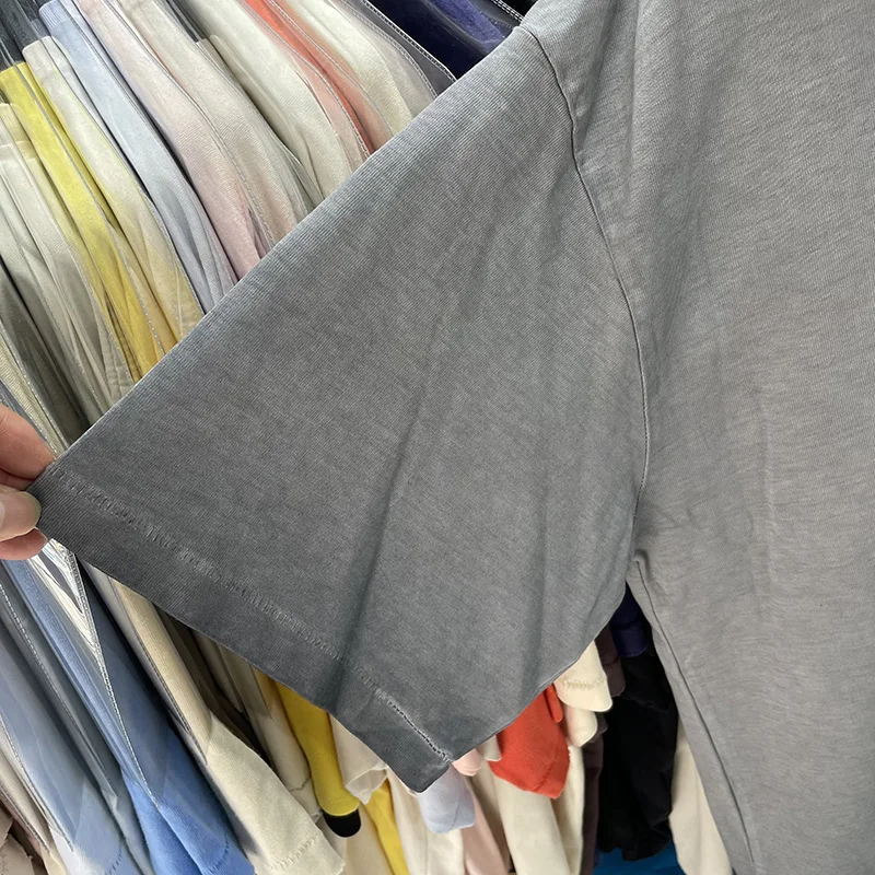 Vintage Grey Washed RRR123 T Shirt Men Woman Best Quality Casual Printing Short Sleeve Fashion Summer Top Streetwear New