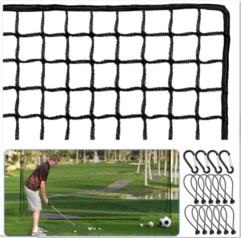 

Golf Practice Net,Sports Practice Barrier Net, Heavy Duty Ball Netting Golf Hitting Net