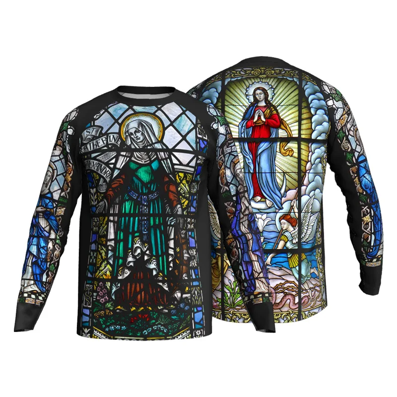 Camisa Church Maria, camiseta de ciclismo Mx, camiseta MTB, camiseta deportiva Maria, ropa de motocicleta de motocross, ropa de bicicleta, carrera de descenso BMX