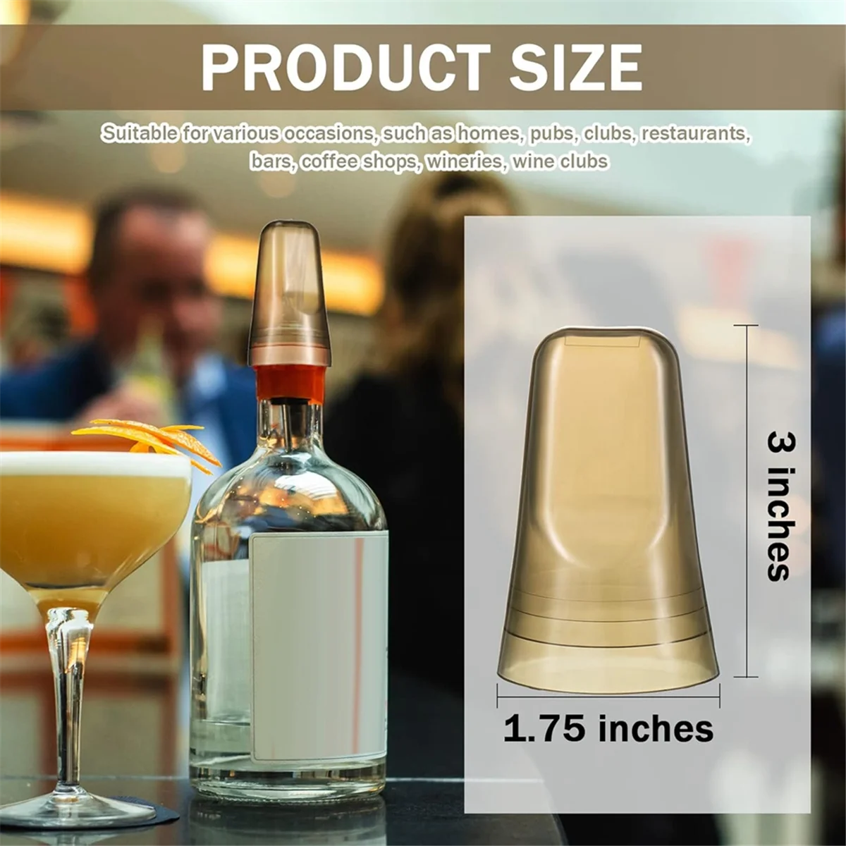 

Y31A, 24 шт., топперы для бутылок с ликером, крышки для бутылок с разливом ликера, универсальный дозатор для заливки, резиновые крышки для носика пыли