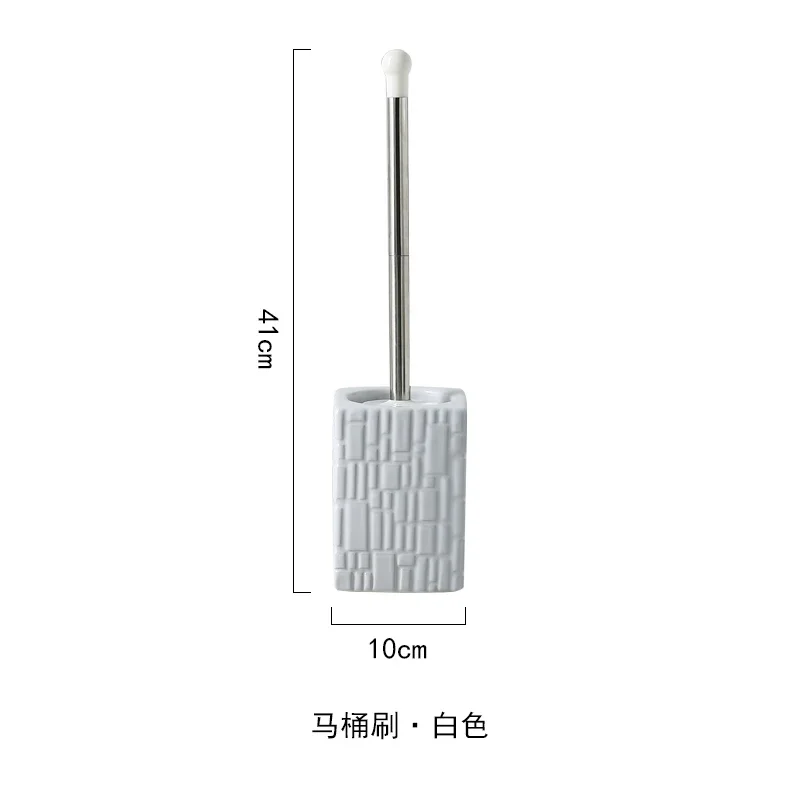 Ceramic Toilet Brush Household No Dead Corner Toilet Cleaning Toilet Long Handle Toilet Brush Toilet Brush Bathroom Accessories