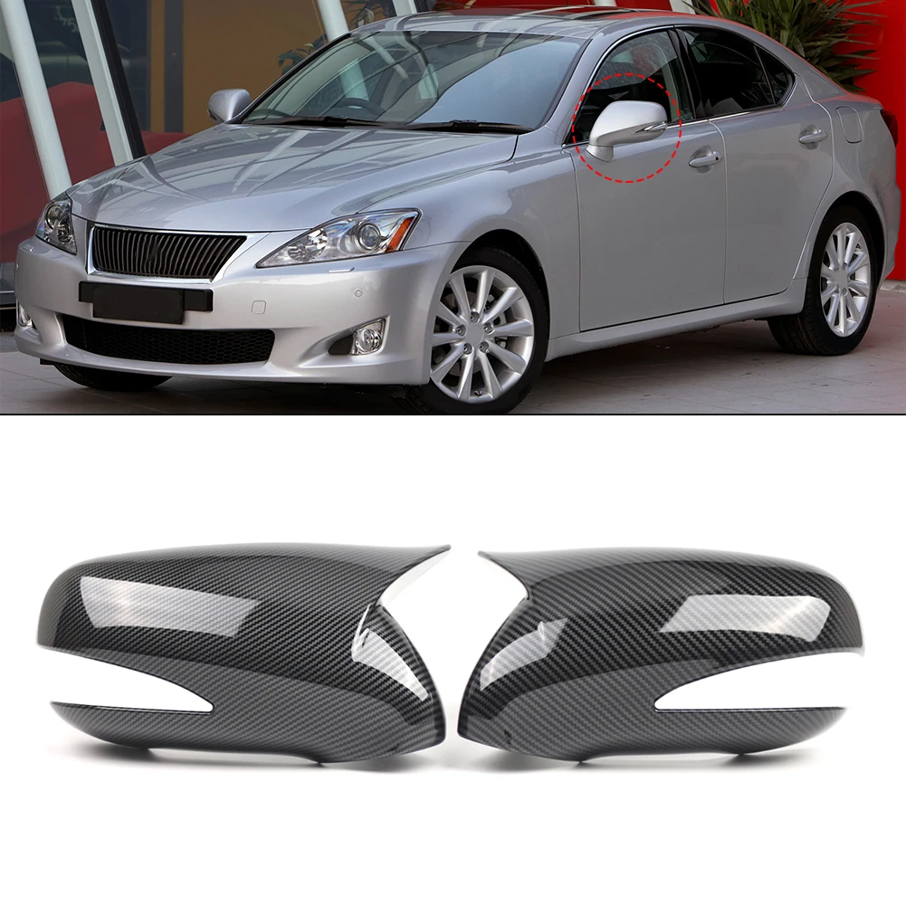 

LHD Black Side Door Rearview Mirror Cover Trim Cap For Lexus IS250 ES350 LS460 2009-2014 Exterior Rearview Mirror Housing