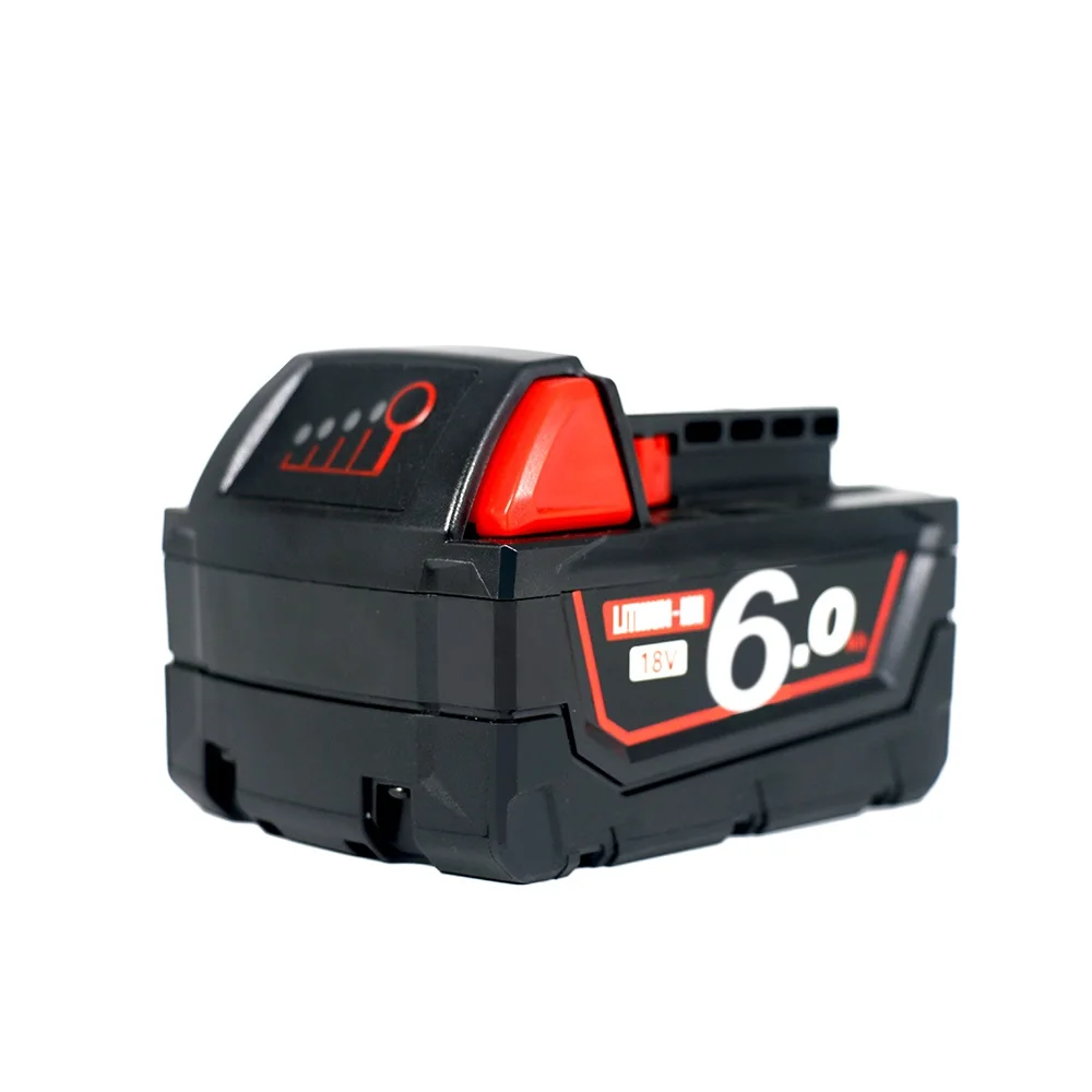 Baterie 3Ah-6Ah 18V pro Milwaukee 18V M18 dobíjecí baterie pro Milwaukee M18B5 XC Lithium-iontová baterie 18V 12/16/18/20/22Ah - náhled 5