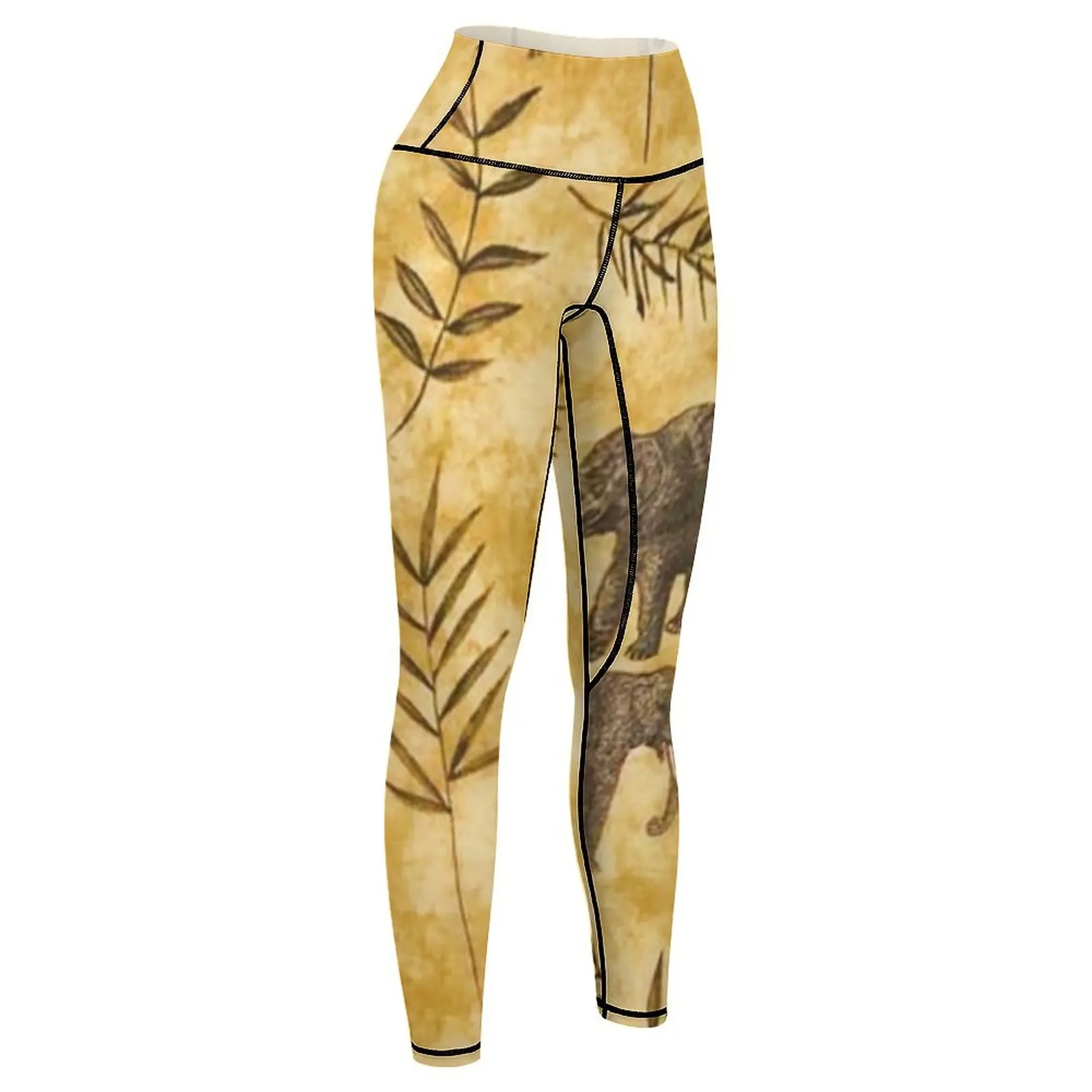 Leggings africani attillati donna abbigliamento sportivo a vita alta per pantaloni harem da palestra Leggings da donna