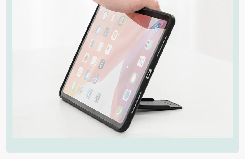 Tragbarer Tablet-Ständer, faltbar, Aufbewahrung, tragbar, klebrig, kreativ, Tablet-Halterung für Ipad, Desktop, E-Reader-Halterung, Tablet-Halter – Detail 12