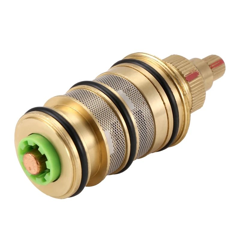 Brass Replacement Thermostatic Cartridge,Shower Mixer Valve Bar Repair Kit Intelligent Thermostatic Valve Core