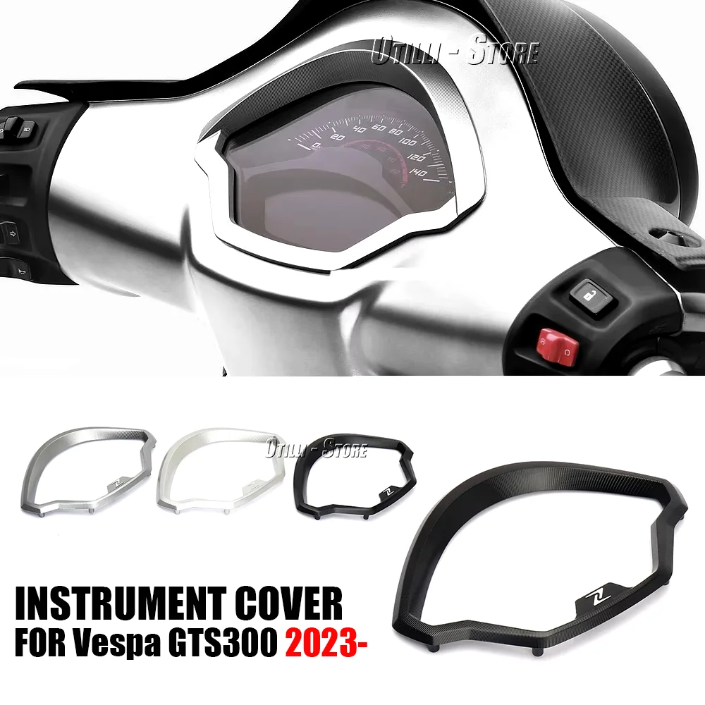 

Motorcycle Modification Accessories Speedometer Trim Ring Instrument Cover Gauge Bezel For Vespa GTS300 GTS 300 gts300 2023 2024