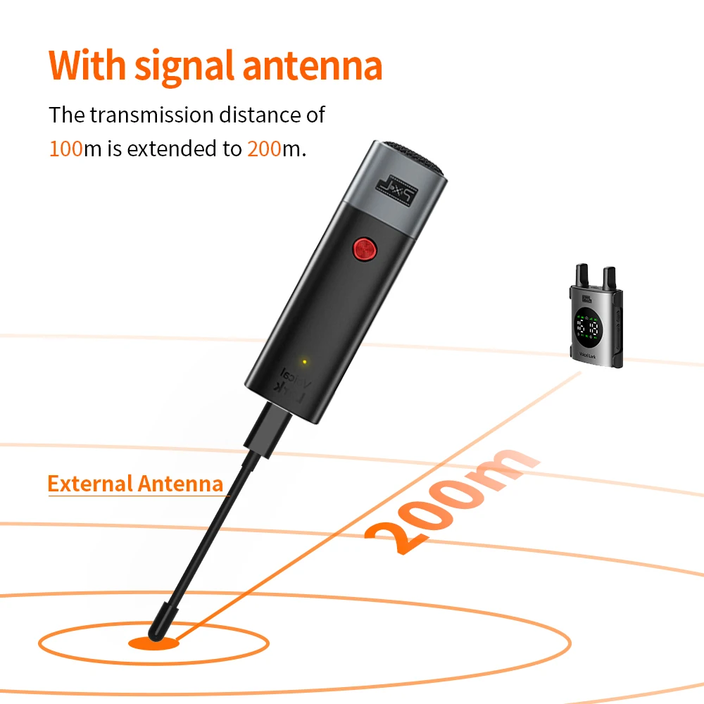 Pixel Wireless Lavalier Microphone Portable Video Recording Mic for iPhone Android Smartphone DSLR Camera Voical Lark