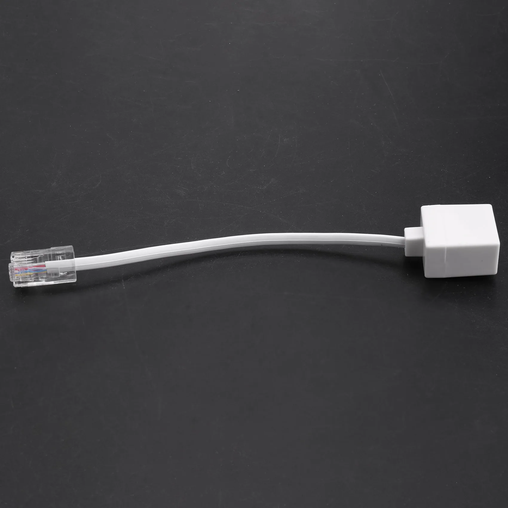 BVBV 2 soquetes 8P4C / RJ45 macho RJ11 6P4C para fêmea M / F Adaptador telefone Ethernet