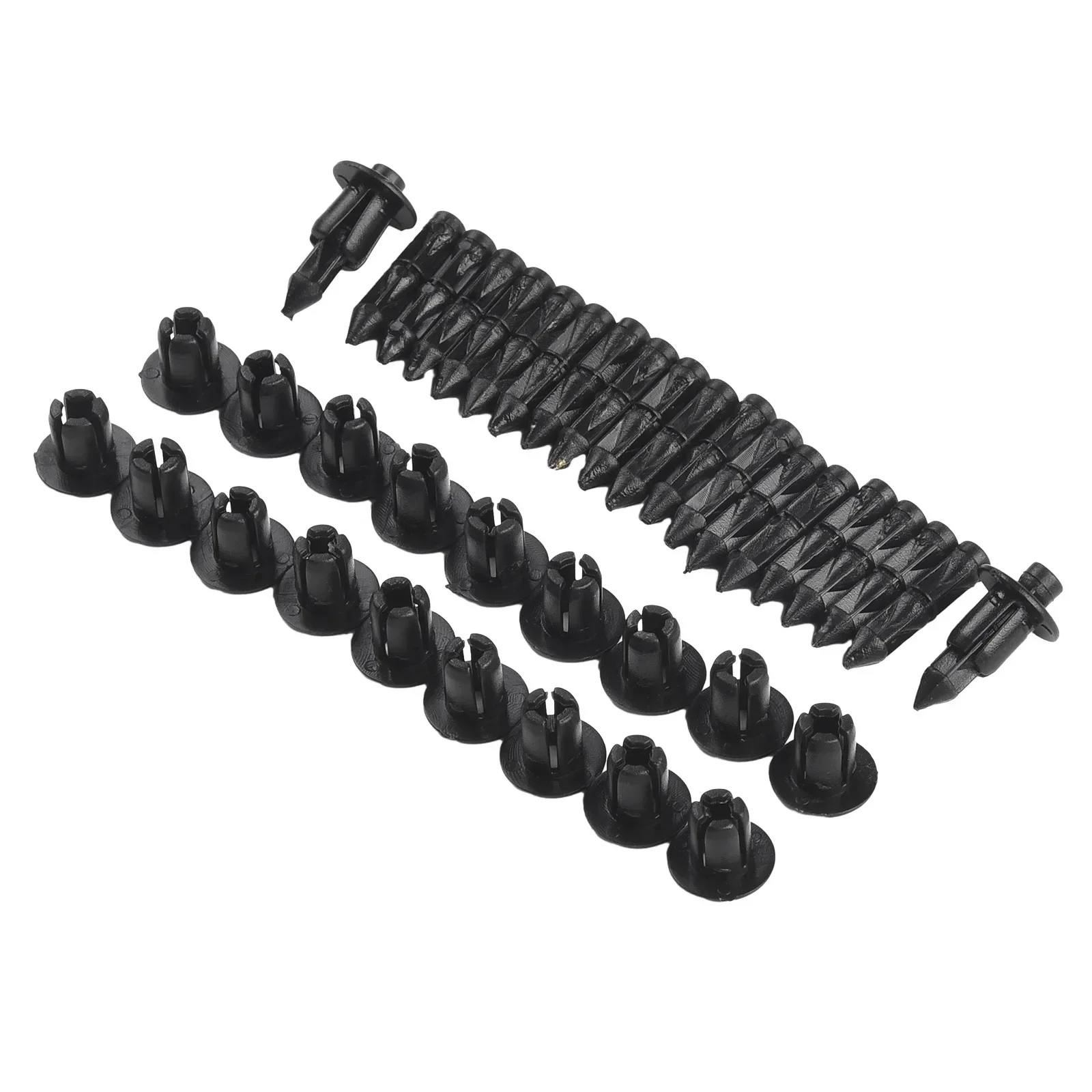 20Pcs Car Panel Fastener Clips Rivet Bike Fairing Trim Clips 6mm Fit For -Honda For -Suzuki Car Interior Clips Accessories