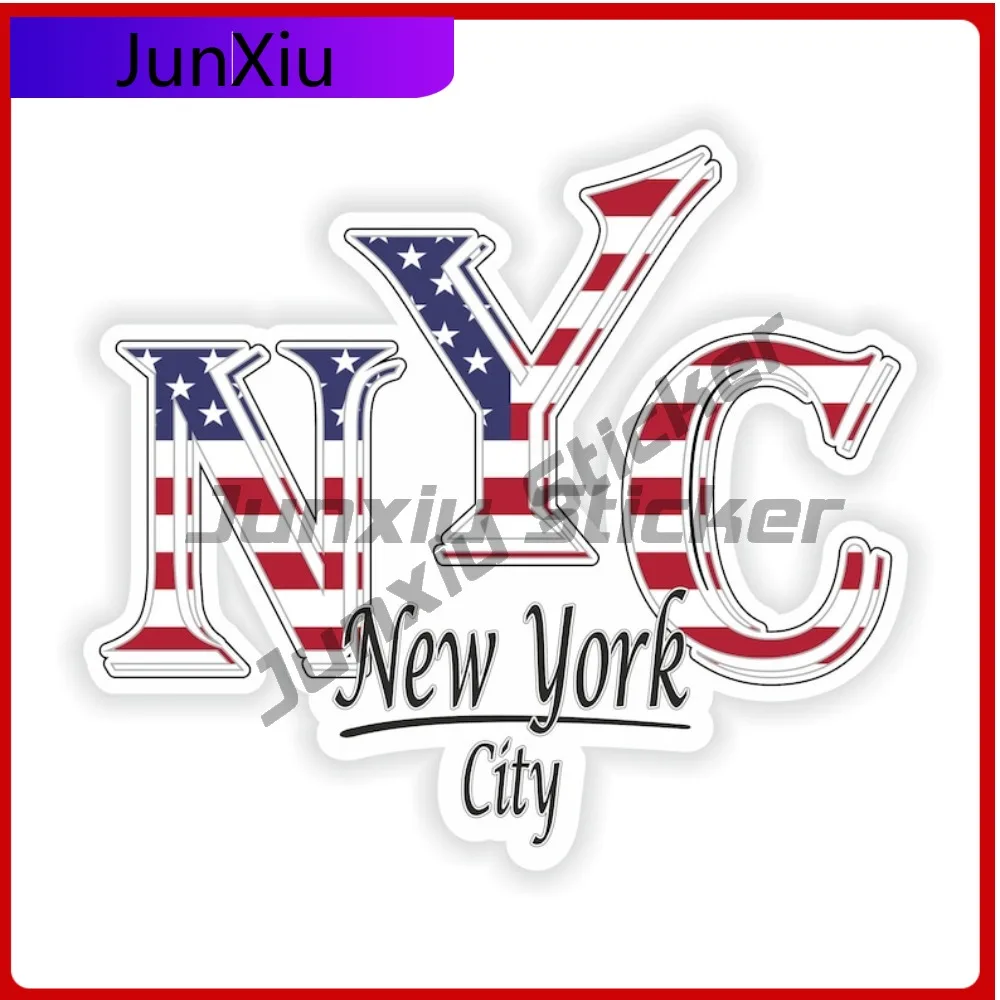 

New York City Nyc Sticker Scratch-proof Vinyl Decals Decorative Suv Motorcycle Custom Waterproof Decals Scratch Cover Stickers