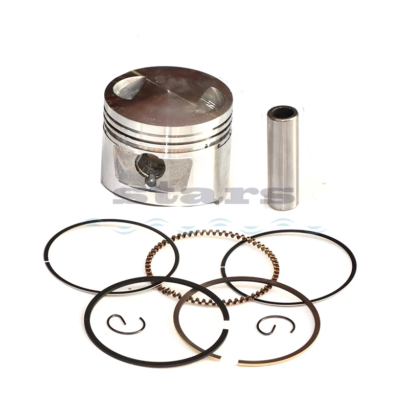 

Motorcycle 62 mm Piston 13 mm Pin Ring Set Kit Assembly For HONDA CG150 CGH150 ZJ150 Irbis GS150 150cc