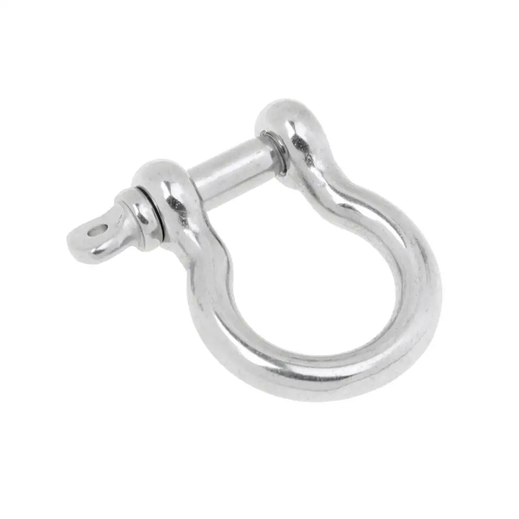 Marine Boat Hardware Bow Type Screw Pin Anchor Shackle for Chain Rigging Paracord Bracelets 304 Stainless Steel