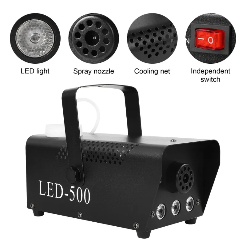 U'king 500W Multifunctionele Rgb Led Podiumeffect Lichte Rookmistmachine Voor Bruiloft