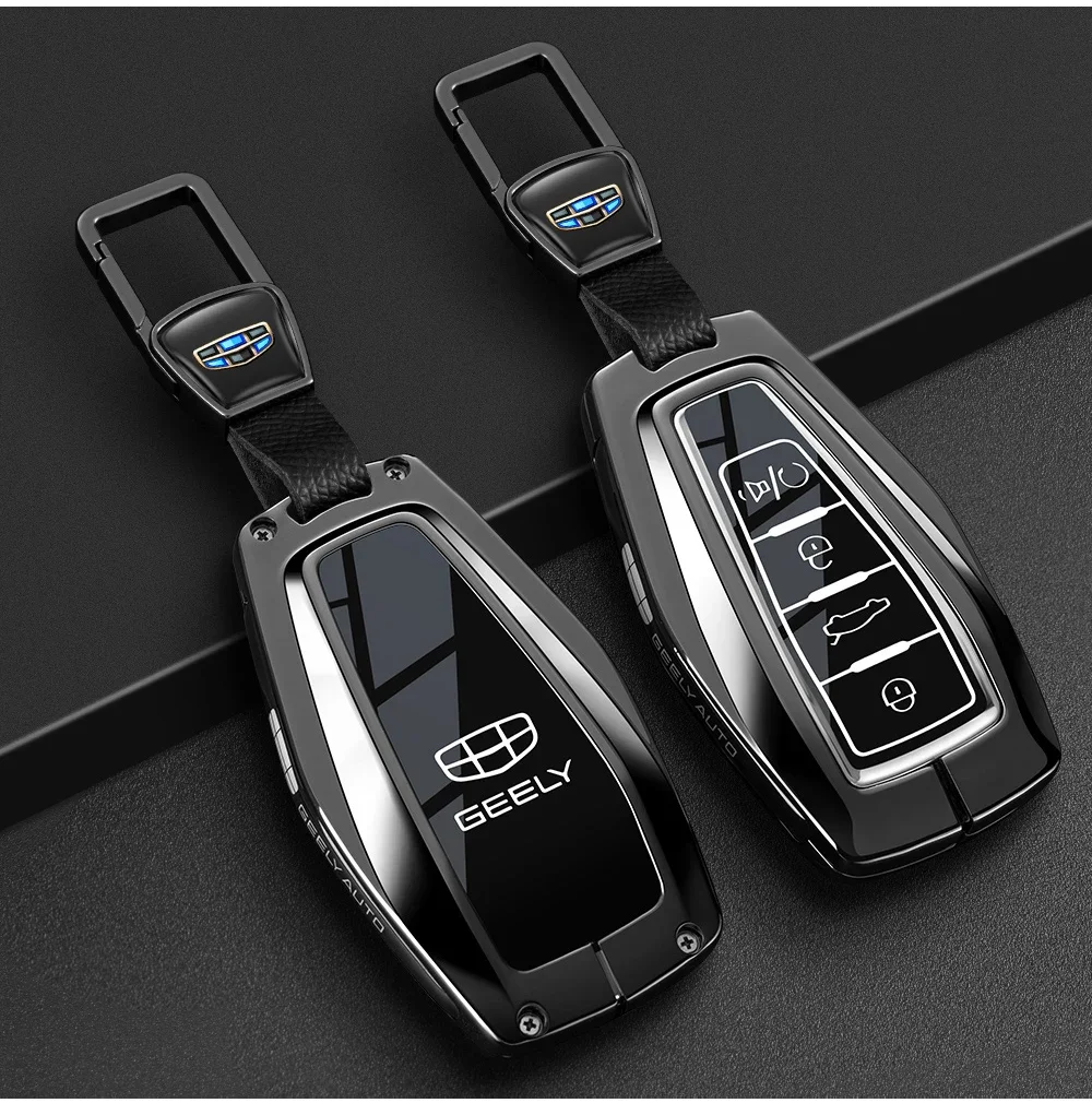 Car Smart Key Cover Case for Geely Coolray X6 Geometry C Emgrand Global Kulrey Hawk GX7 Okavango Remote Auto Accessories